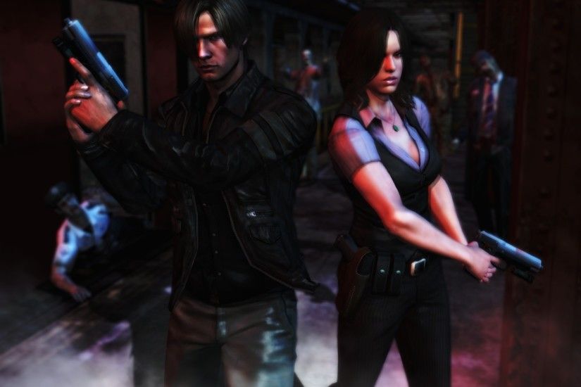 ... Resident evil wallpaper Leon and Helena by ethaclane