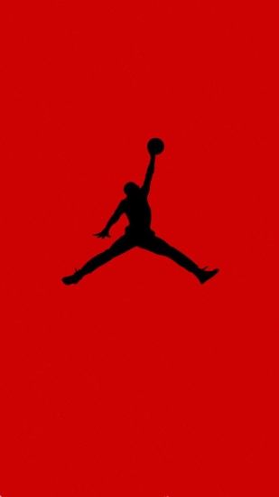 Air jordan logo iphone background