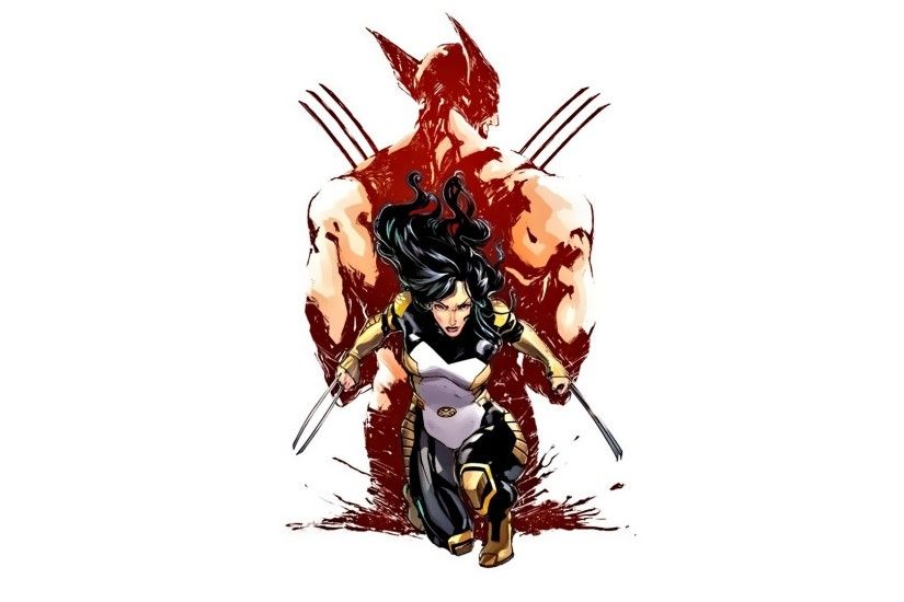 comics, Wolverine, Marvel Comics, X 23, Laura Kinney, Superheroines,  Mutant, X Men Wallpapers HD / Desktop and Mobile Backgrounds