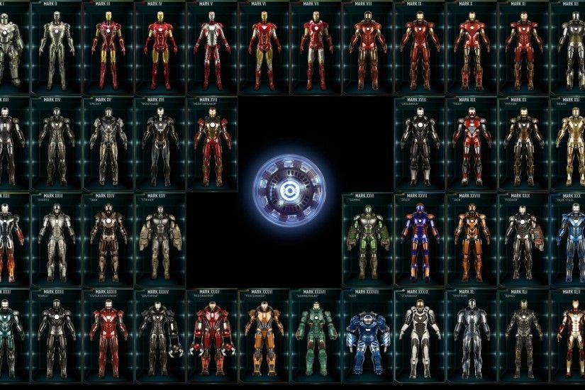 All Iron Man Suit Wallpaper 1080p #lg6