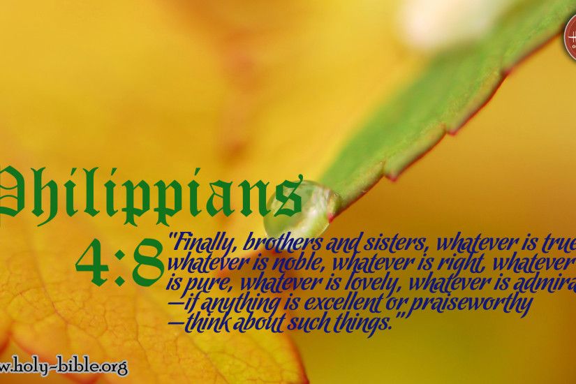 Bible Verse of the day – Philippians 4:8