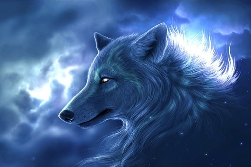 Fantasy Wolf Wallpaper HD