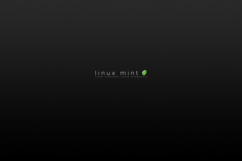 Dark Linux Mint Wallpaper Background 51596