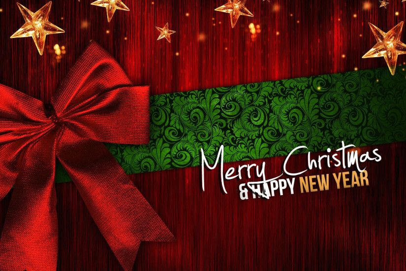 Merry Christmas and Happy New Year HD Wallpaper Background Desktop  Screensaver PC Laptop ...