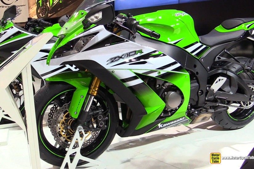 2015 Kawasaki Ninja ZX-10R 30th Anniversary Edition - Walkaround - 2014  EICMA Milan Motorcycle Show - YouTube