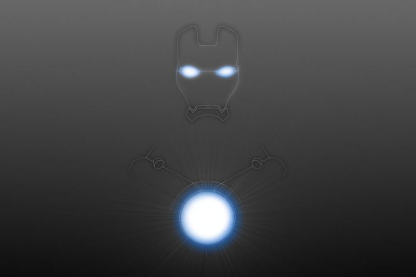 Iron Man. I made this because I like simple wallpapers. Use it if you want.