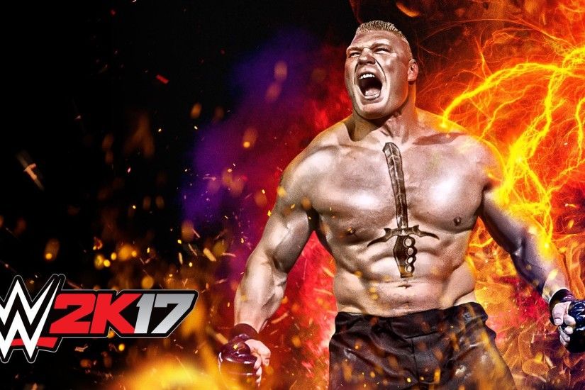 WWE 2K17 Brock Lesnar Wallpaper (Cover Art) ...