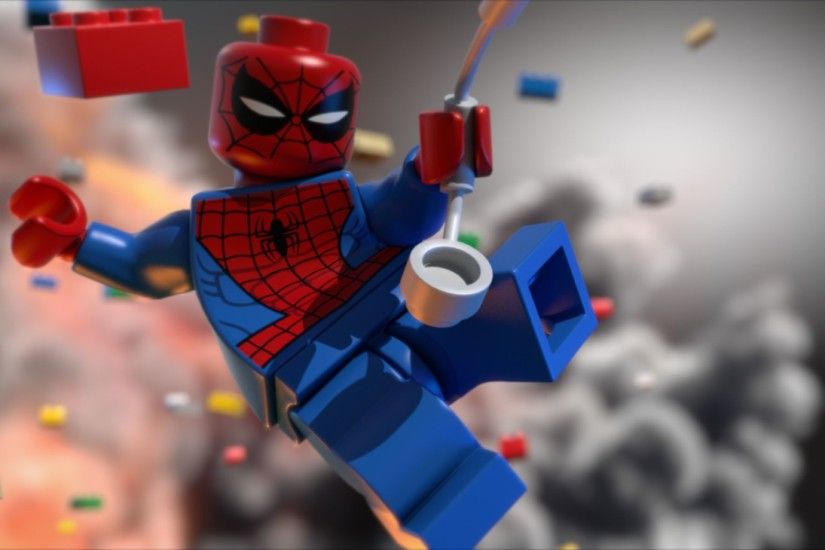 Spiderman Lego Cartoon HD for Android Wallpaper