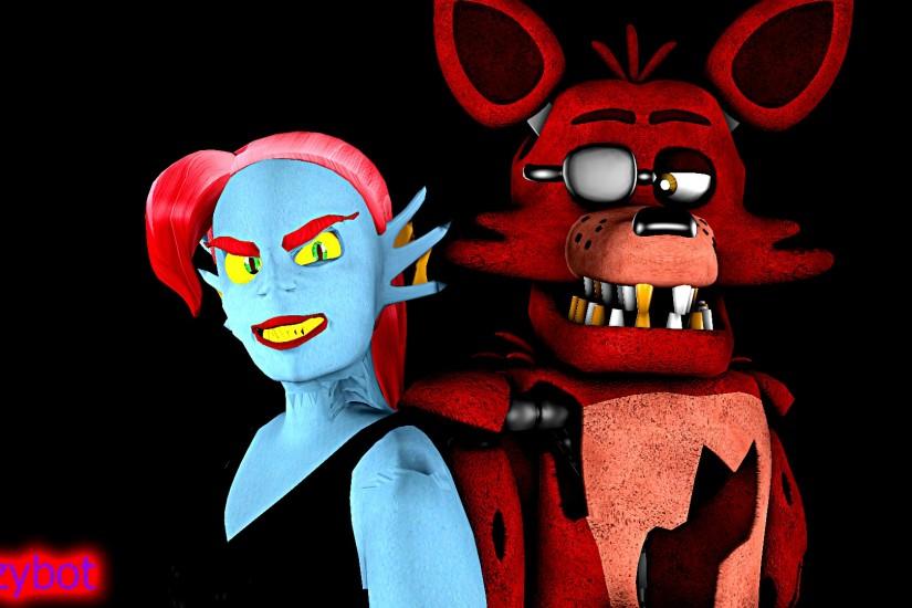foxy and undyne by crazybot1231 foxy and undyne by crazybot1231