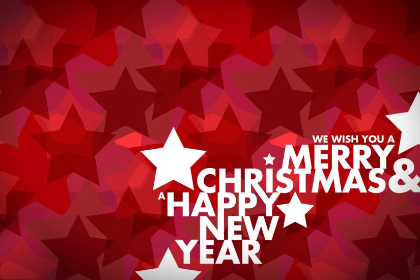 Beautiful Merry Christmas and Happy New Year Background.