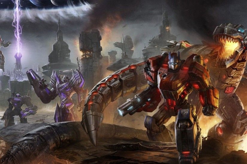 Video games widescreen Transformers Fall of Cybertron Fall Of ..