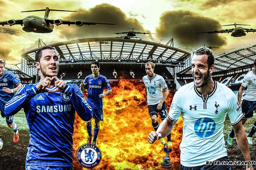 New wallpaper of Cheslea FC Vs Tottenham Hotspur by Yassine page facebook  here https:/