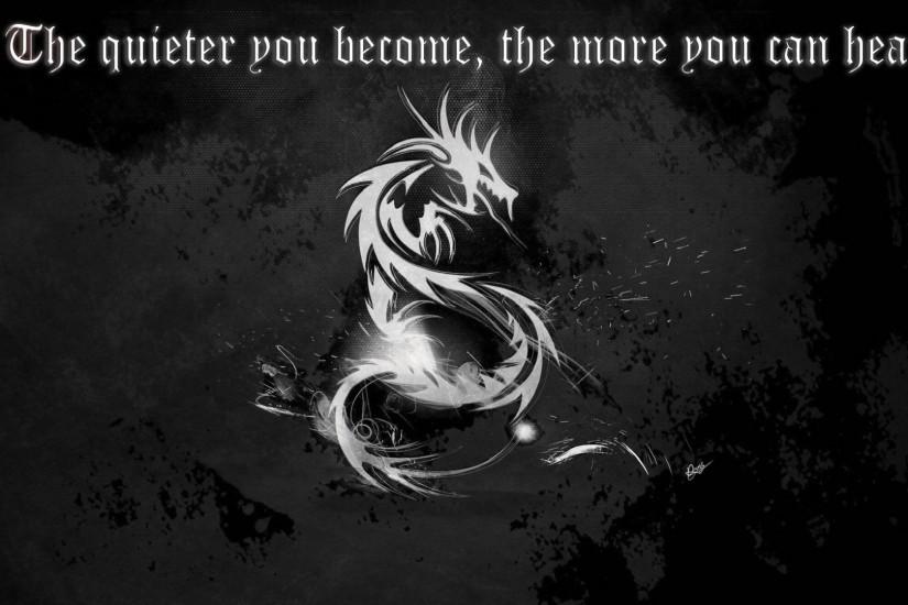dragon, Quote, Kali Linux Wallpaper HD