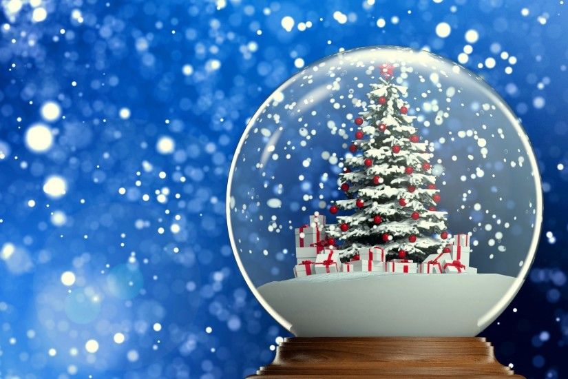 1920x1080 Winter Snow Globe Christmas Tree HD Wallpaper | Stylish HD  Wallpapers