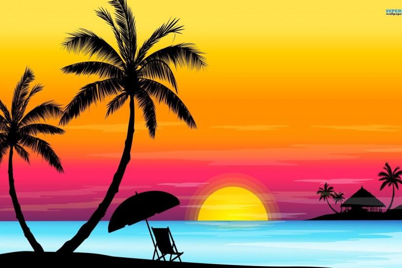 Cool Sunset Beach Hd Wallpaper Beach Sunset Wallpapers CloudPix 1920Ã1080 Beach  Sunset Wallpapers (