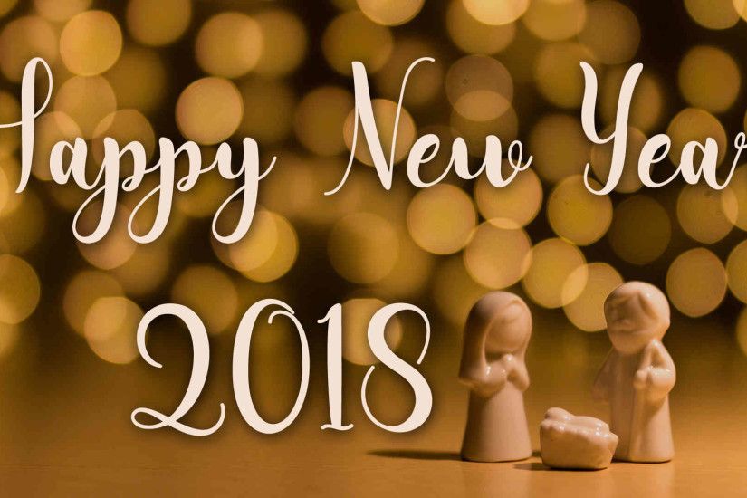 Happy New Year 2018 HD wallpaper