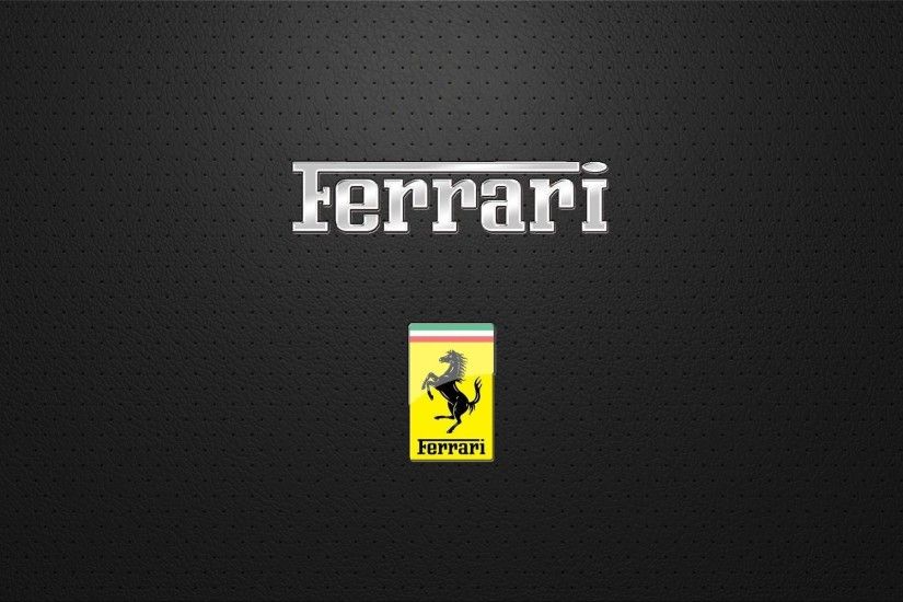 Wallpapers For > Ferrari Logo Wallpaper Black