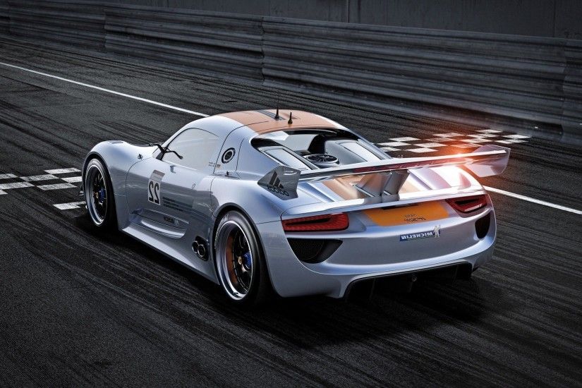 Porsche 918 Spyder Prototypes Vehicle Car Race Cars Tracks