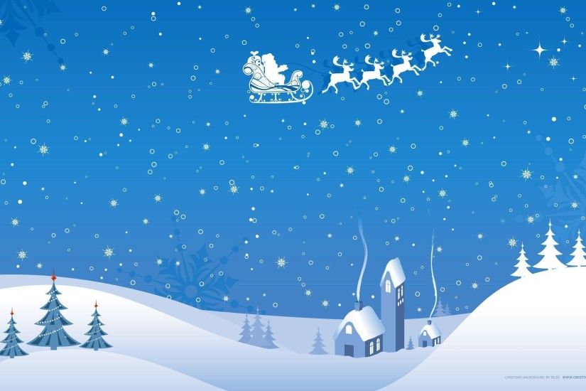 Christmas snow scene wallpaper | 2560x1600 | 1208 | WallpaperUP