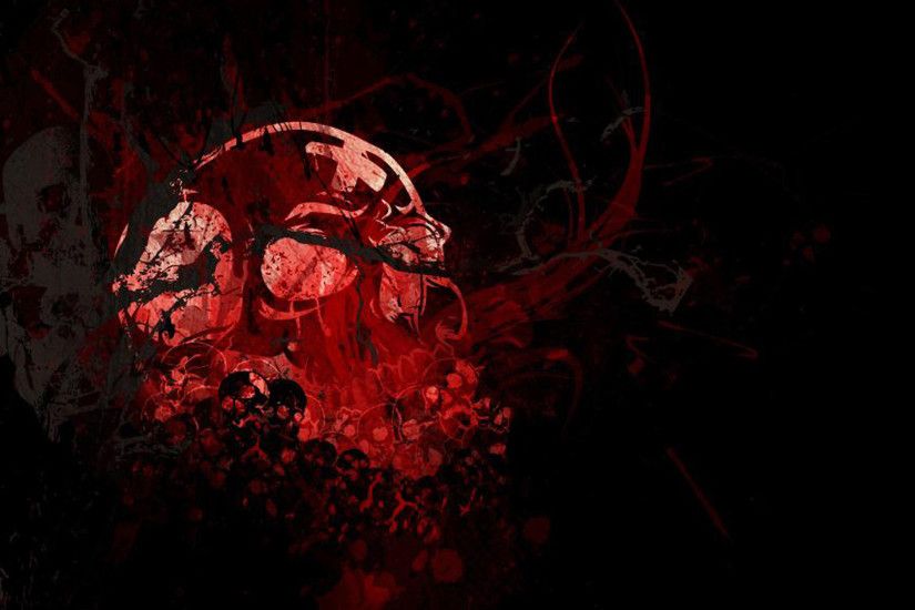 Skull HD Wallpapers Backgrounds Wallpaper 2560Ã1440 Red And Black Skull  Wallpapers (44 Wallpapers