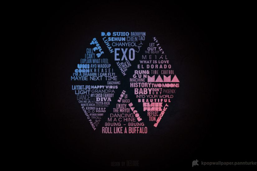 2500x1406 Exo Logo Wallpaper Full Hd - Kpop Wallpaper | Kpop Phone Wallpaper  | Kpop Background