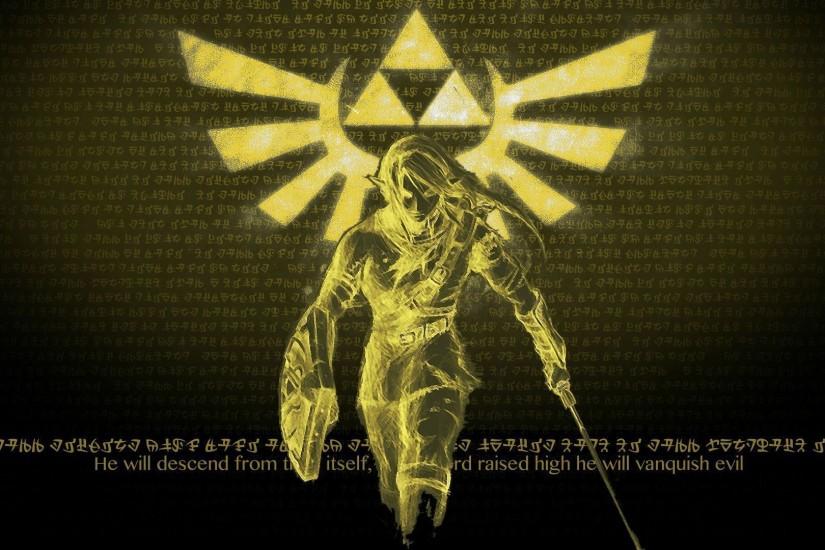 Wallpapers For > Legend Of Zelda Ocarina Of Time Triforce Wallpaper