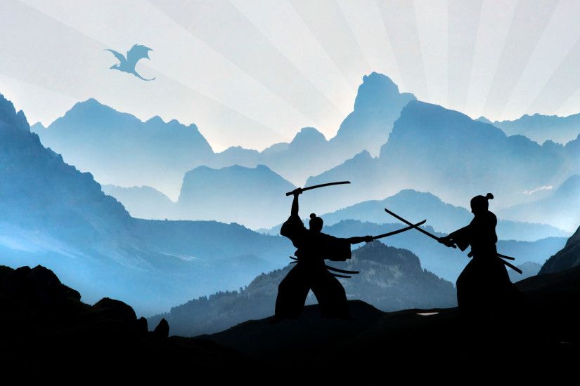 ... InfiniteCreations Samurai Fight [Wallpaper] by InfiniteCreations