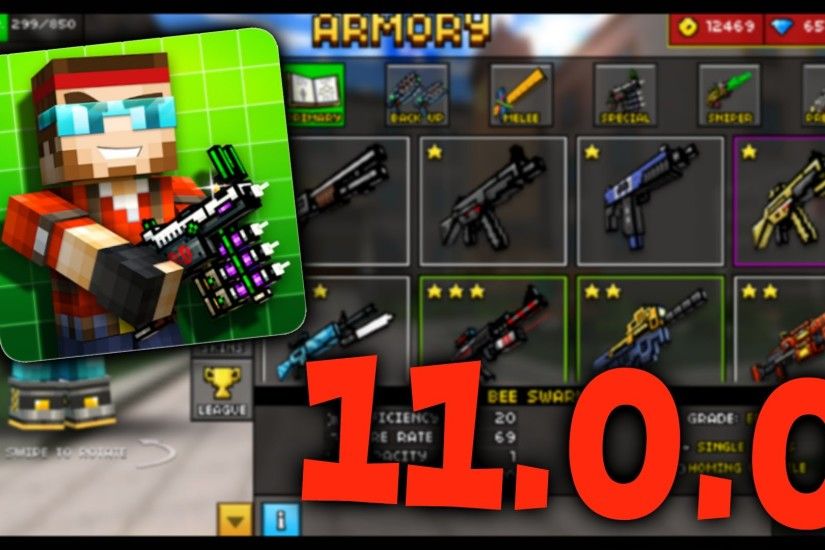 ... Pixel Gun 3D - New 11.0.0 Update Review [NEW GAMEMODE & GOLD GUNS