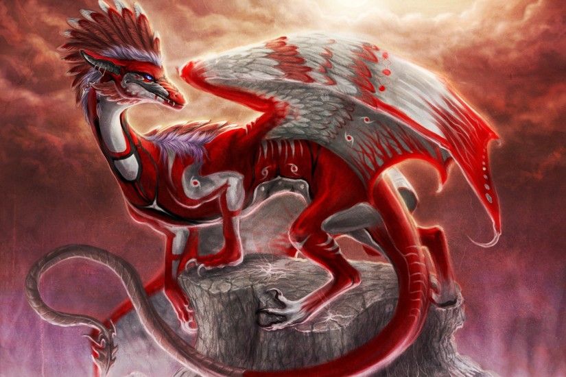 Red Dragon Wallpaper Hd