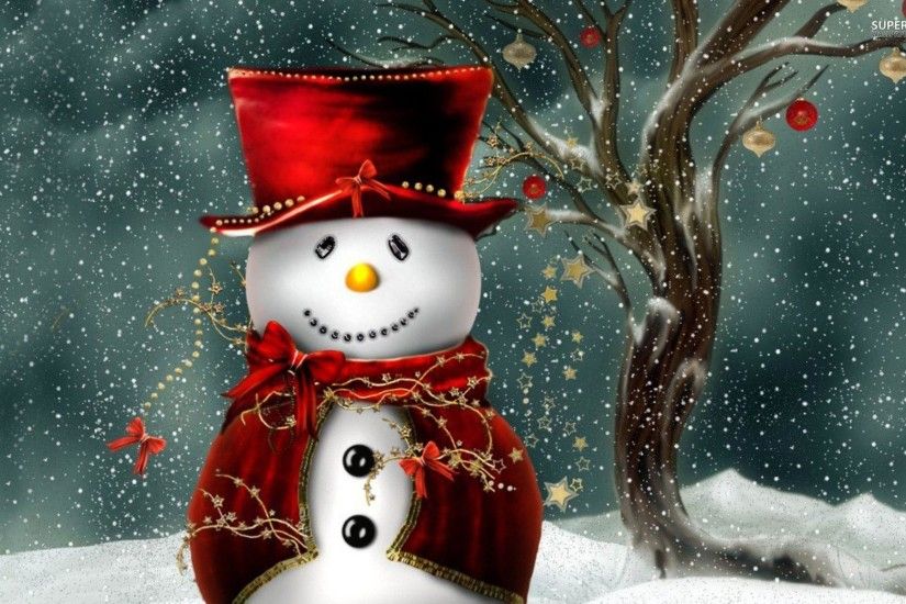 Snowman wallpaper - Holiday wallpapers - #