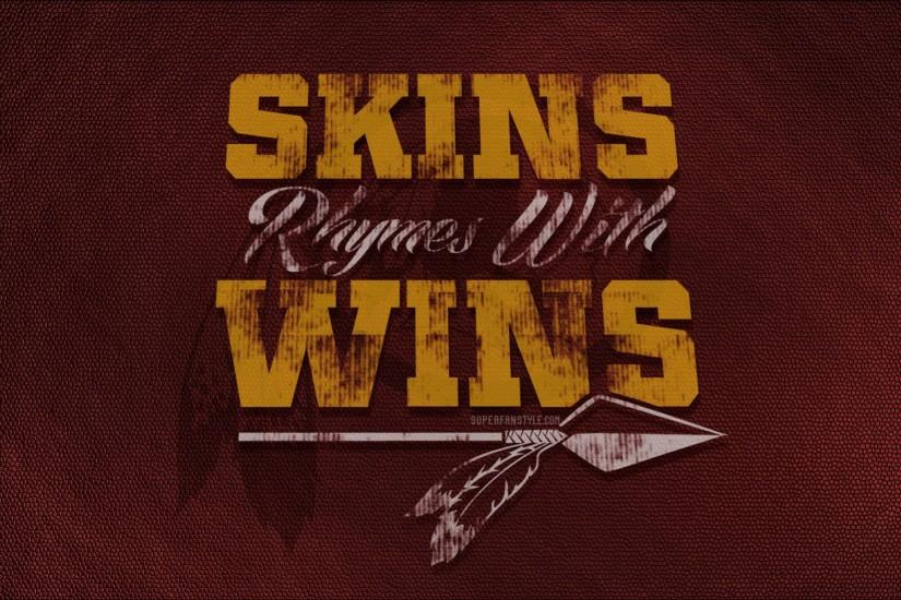 Skins rhymes with wins wallpaper from Super Fan Style