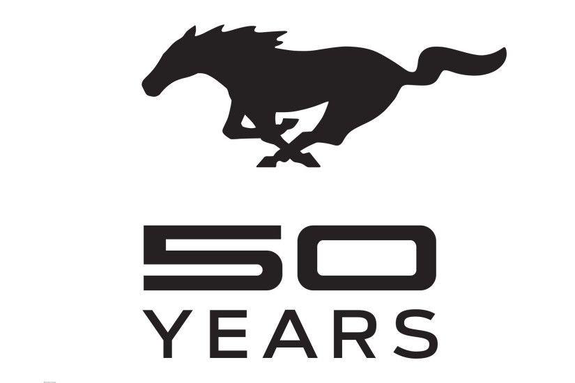 Ford Mustang Logo Ford Mustang 50 Years Logo