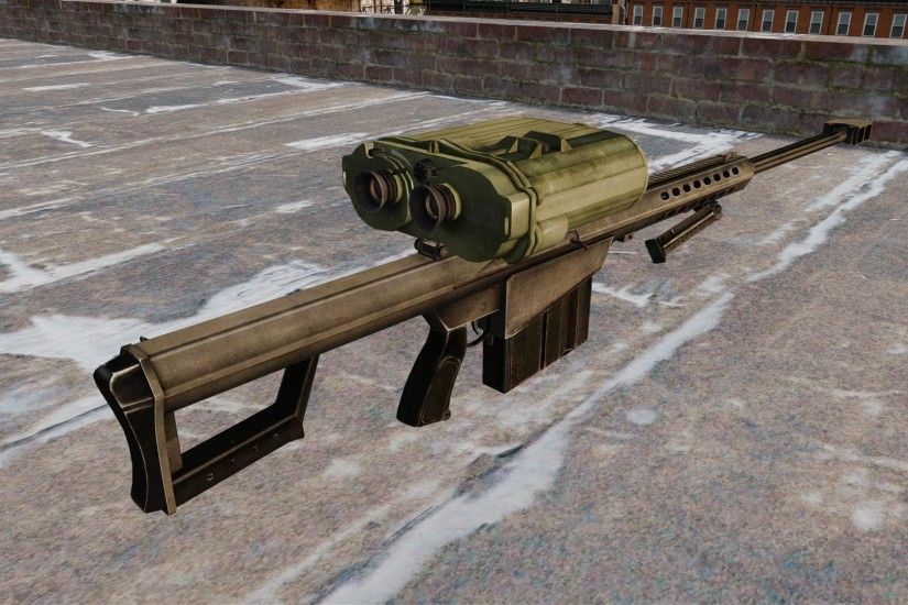 Sniper rifle Barrett M82A3 for GTA 4 second screenshot