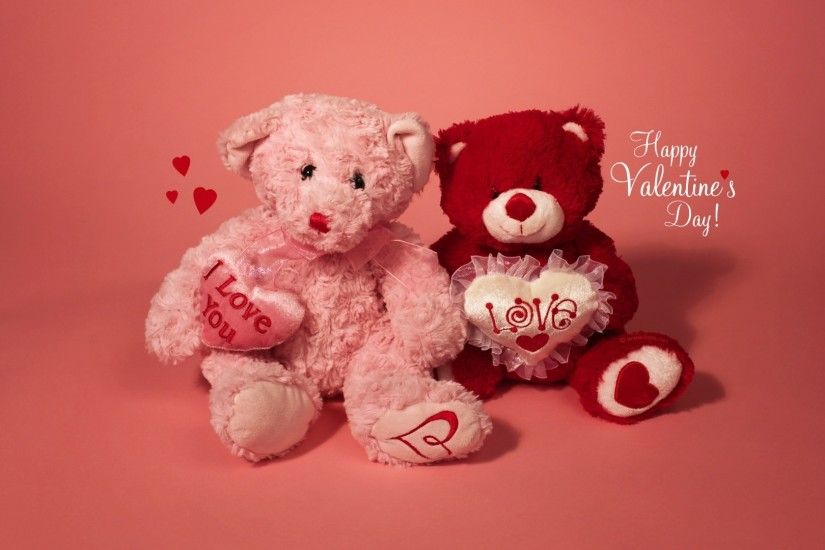 Cute and Romantic Teddy Bear Wallpaper for Happy Valentine's Day - HD  Wallpapers for Free