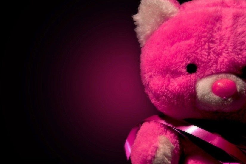 Wallpapers For > Pink Cute Teddy Bear Wallpapers