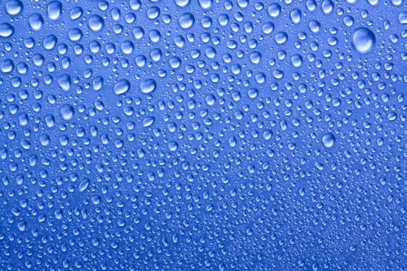 Blue Water Drops Wallpaper 524