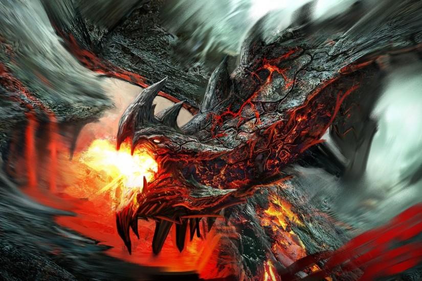 Fire-Dragon Fire Lava Dragon