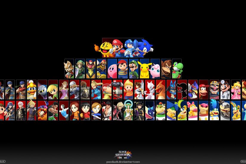 AmazingArtistYellow 4,329 280 Super Smash Bros. Wii U/3DS Wallpaper 2 by  PacDuck