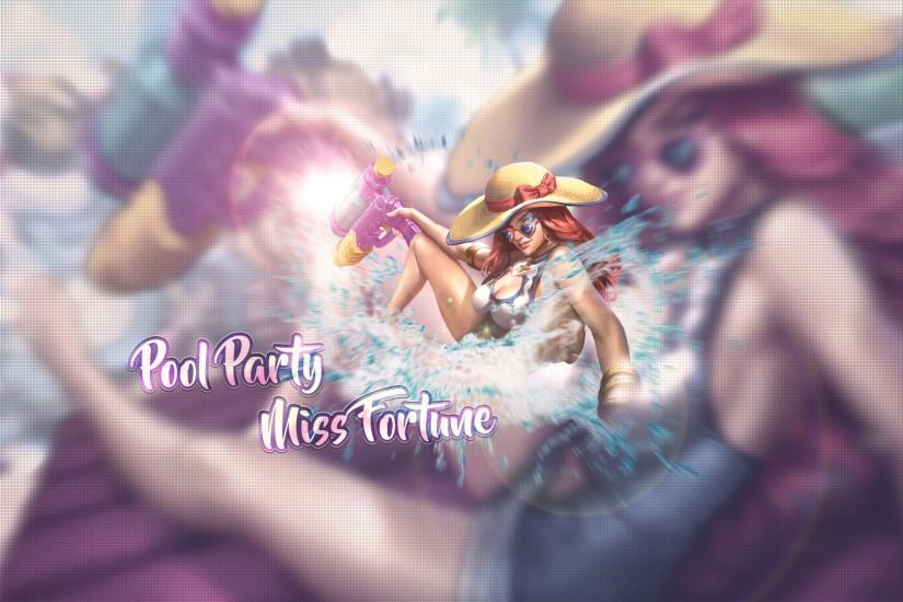 ... Pool Party Miss Fortune Wallpaper by SlothSenpai