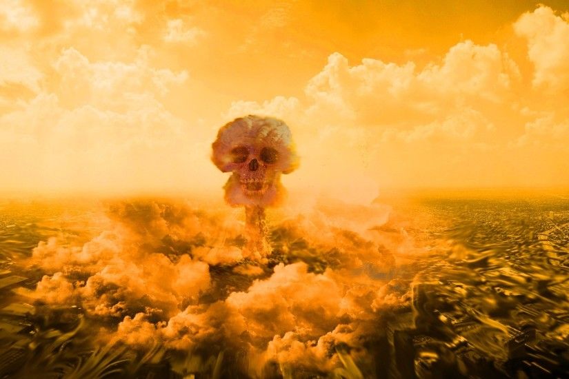 Nuclear explosion mushroom cloud wallpaper 1920x1080 Full HD