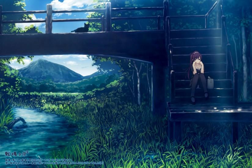 dark anime scenery wallpaper 2560x1792 pictures