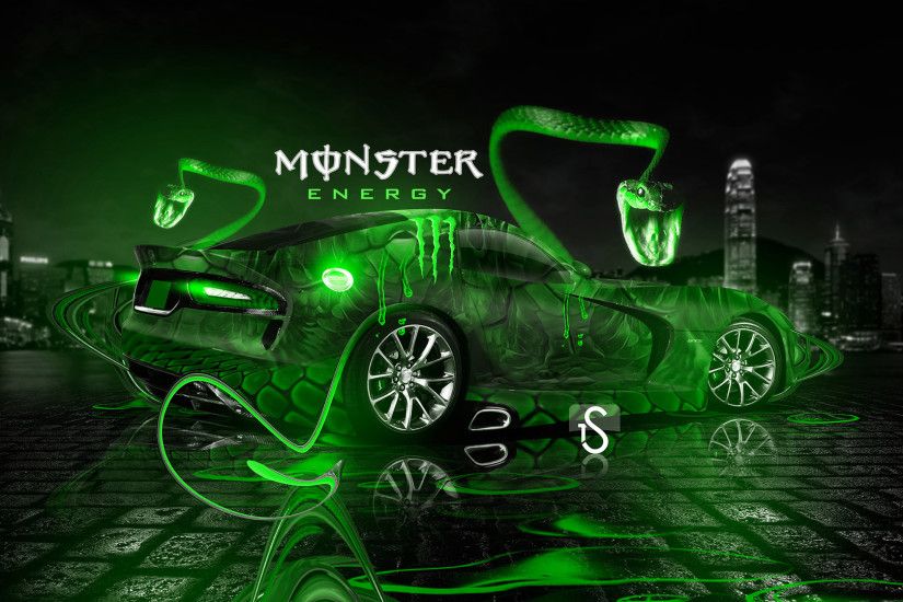 ... Monster Energy Wallpaper - Green by SneakyChips on DeviantArt Monster  Energy Desktop ...