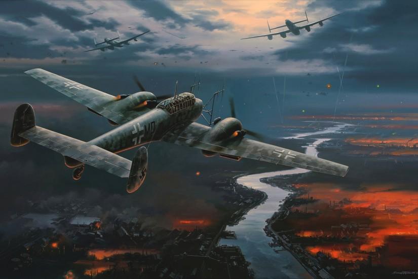 GE753: <b>WWII</b> Plane <b>Wallpaper<
