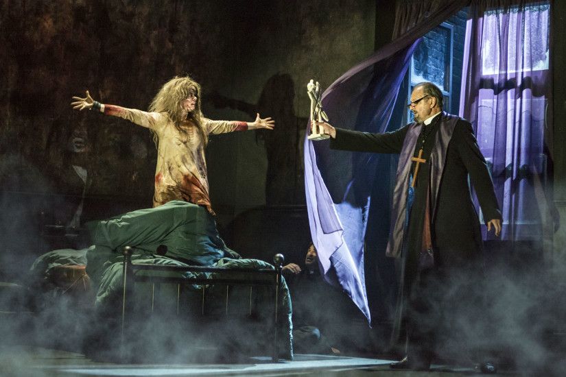 The Exorcist, Phoenix Theatre, London, review: This show is less scary than  the film but more profoundly disturbing | The Independent