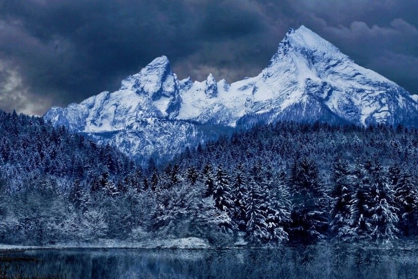 Winter Woods Mountains Scenic Mountain Desktop Backgrounds National  Geographic : Winter for HD 16:9