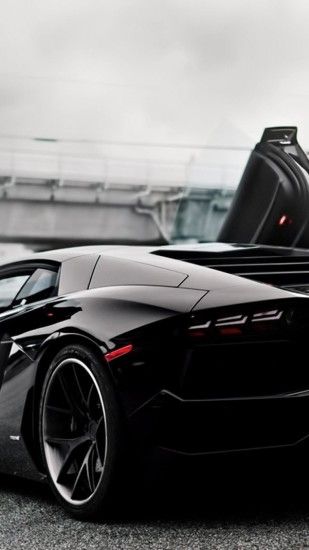 Car Lamborghini Aventador black