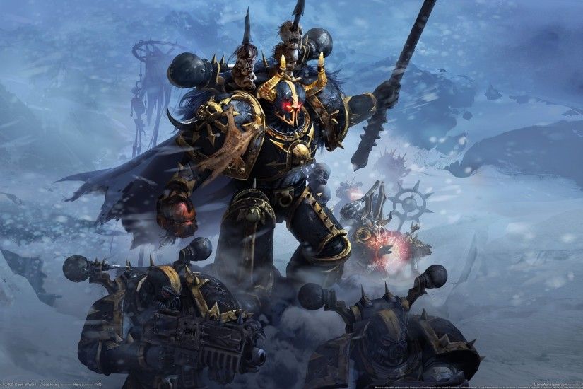 General 2560x1600 Warhammer 40,000 Chaos Space Marine Warhammer 40,000:  Dawn of War II - Chaos