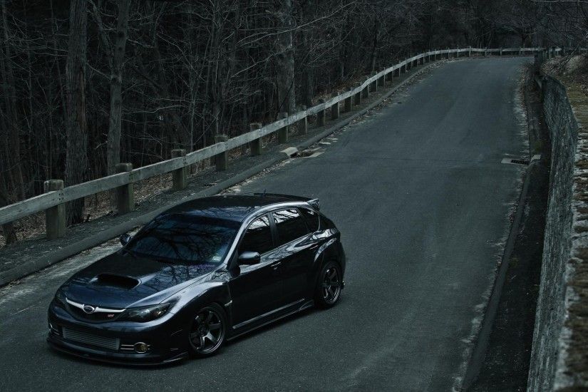 Subaru Impreza Cars Sports Car Roads WRX STI Forests