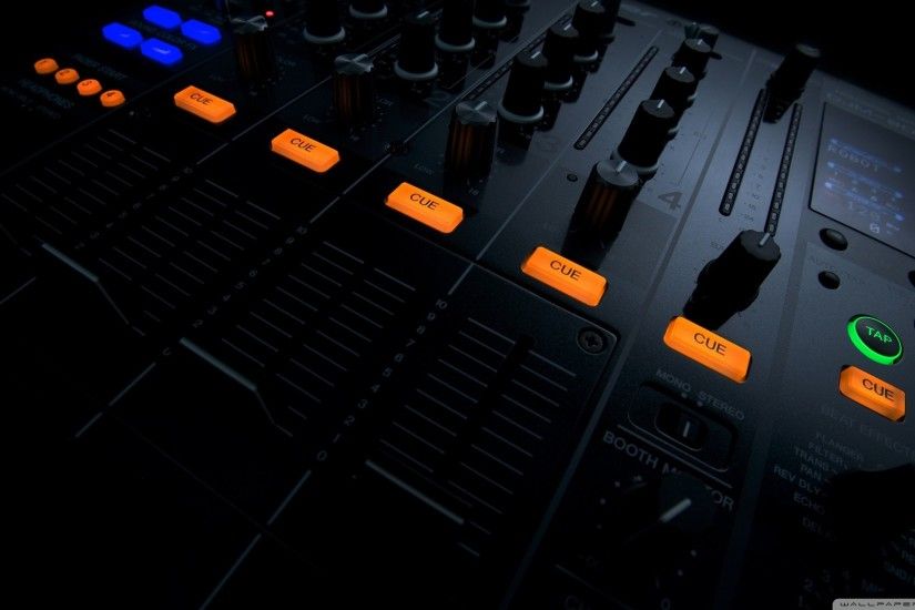 black music artistic studio mixing tables techno turntables effects house  music Pioneer DJ djm 800 / Wallpaper