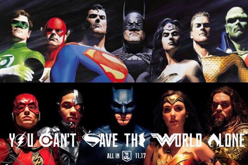 DISCUSSIONPHOTO: Comparison of Alex Ross' art and the new poster.